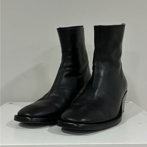 Acne Studios Square Toe Leather Boot Size US 8 EU 41 - Picture 10 of 15